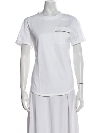 Brunello Cucinelli Crew Neck Short Sleeve T-Shirt