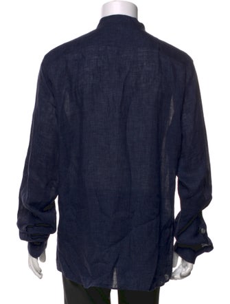 Brunello Cucinelli Linen Long Sleeve Shirt