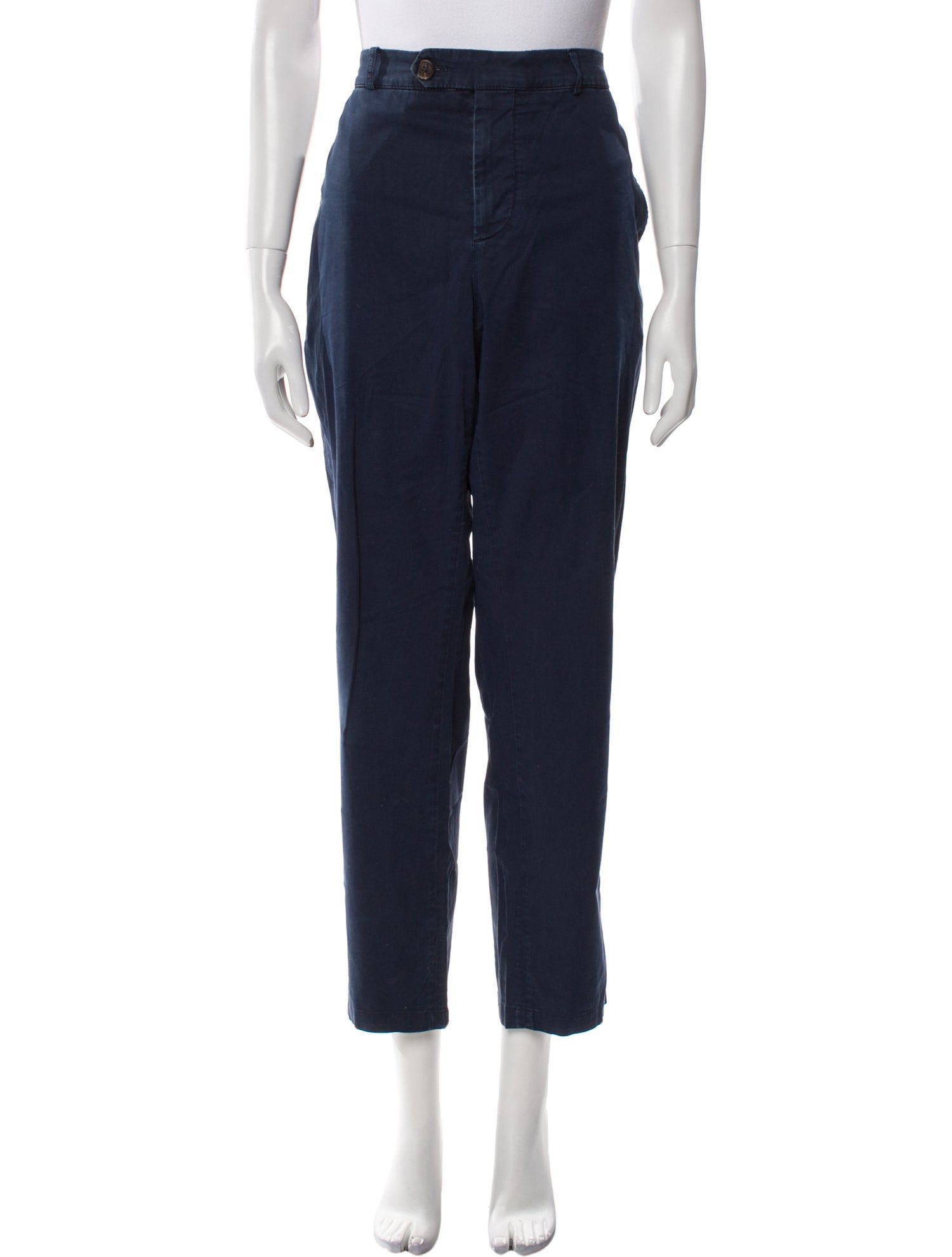 Brunello Cucinelli Wool Straight Leg Pants