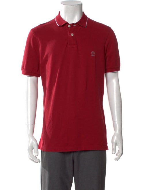 Brunello Cucinelli Collar Short Sleeve Polo Shirt