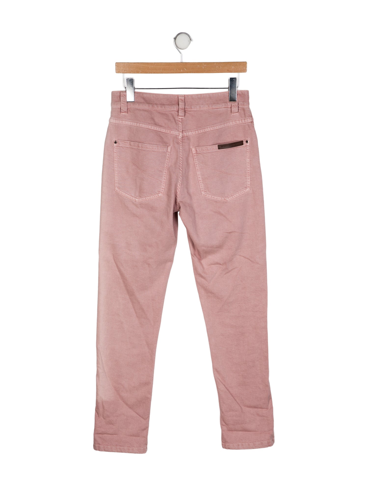 Brunello Cucinelli Mid-Rise Straight Leg Jeans