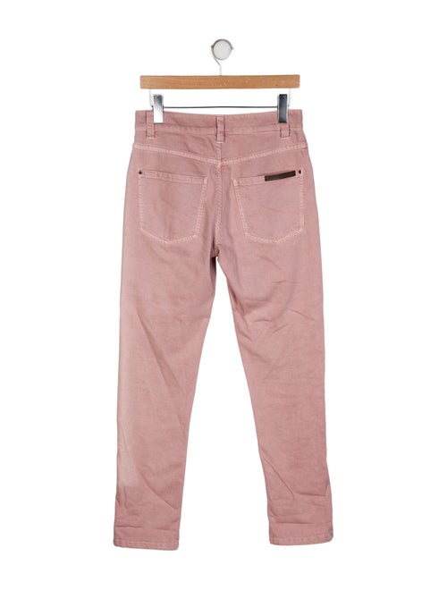 Brunello Cucinelli Mid-Rise Straight Leg Jeans