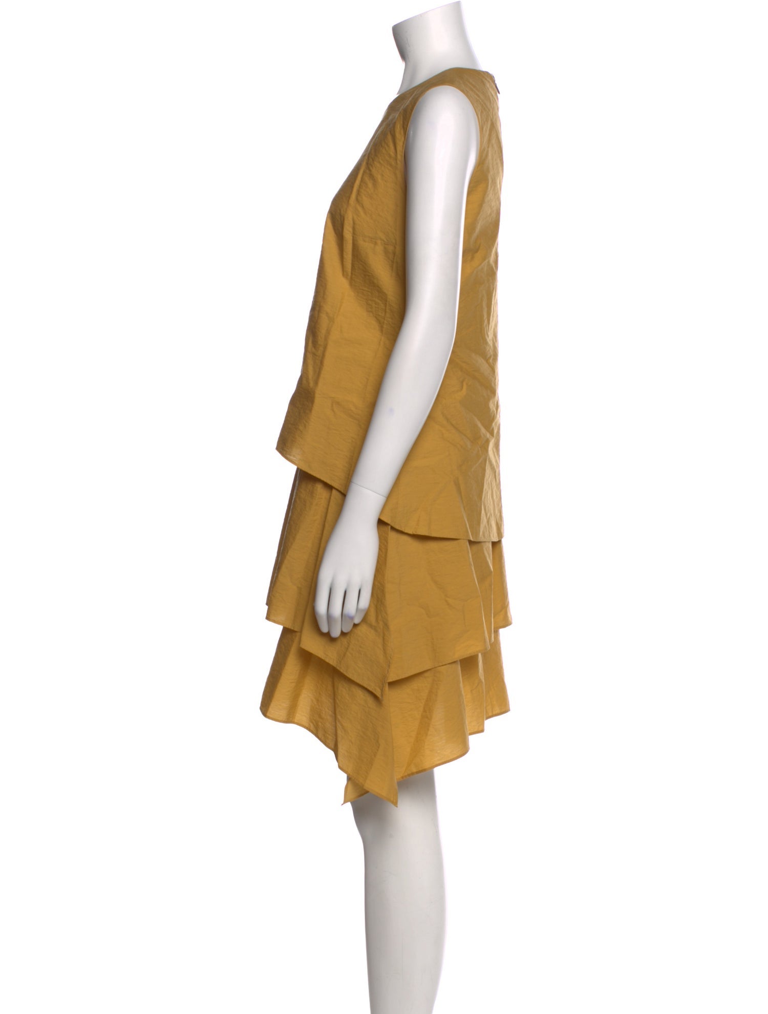 Brunello Cucinelli Crew Neck Mini Dress