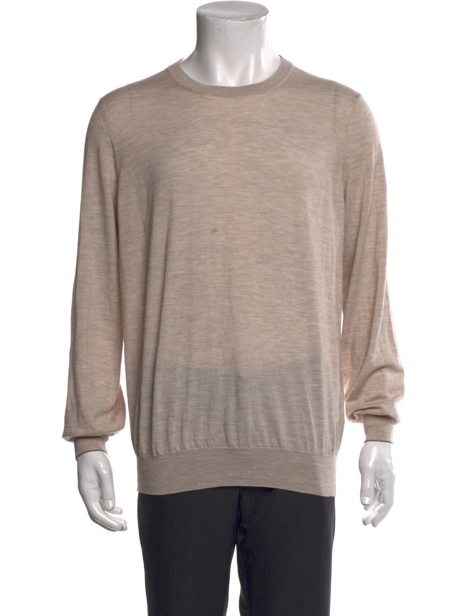 Brunello Cucinelli Virgin Wool Crew Neck Pullover