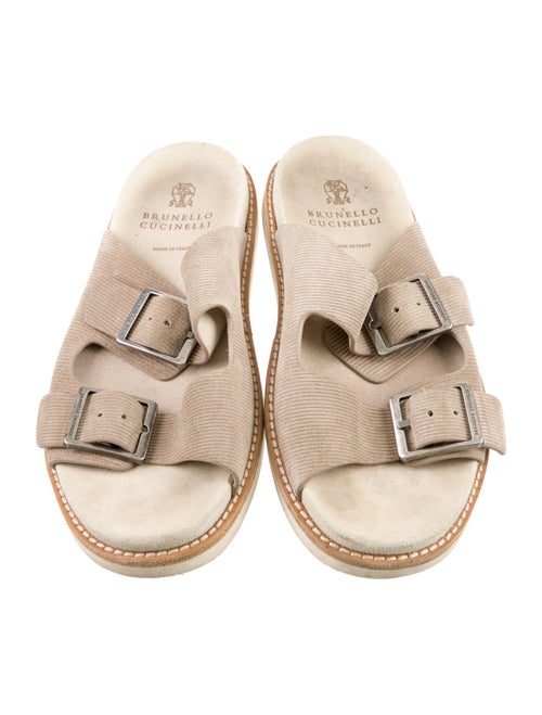Brunello Cucinelli Suede Slides