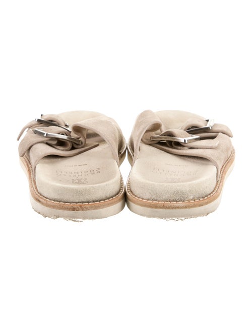 Brunello Cucinelli Suede Slides