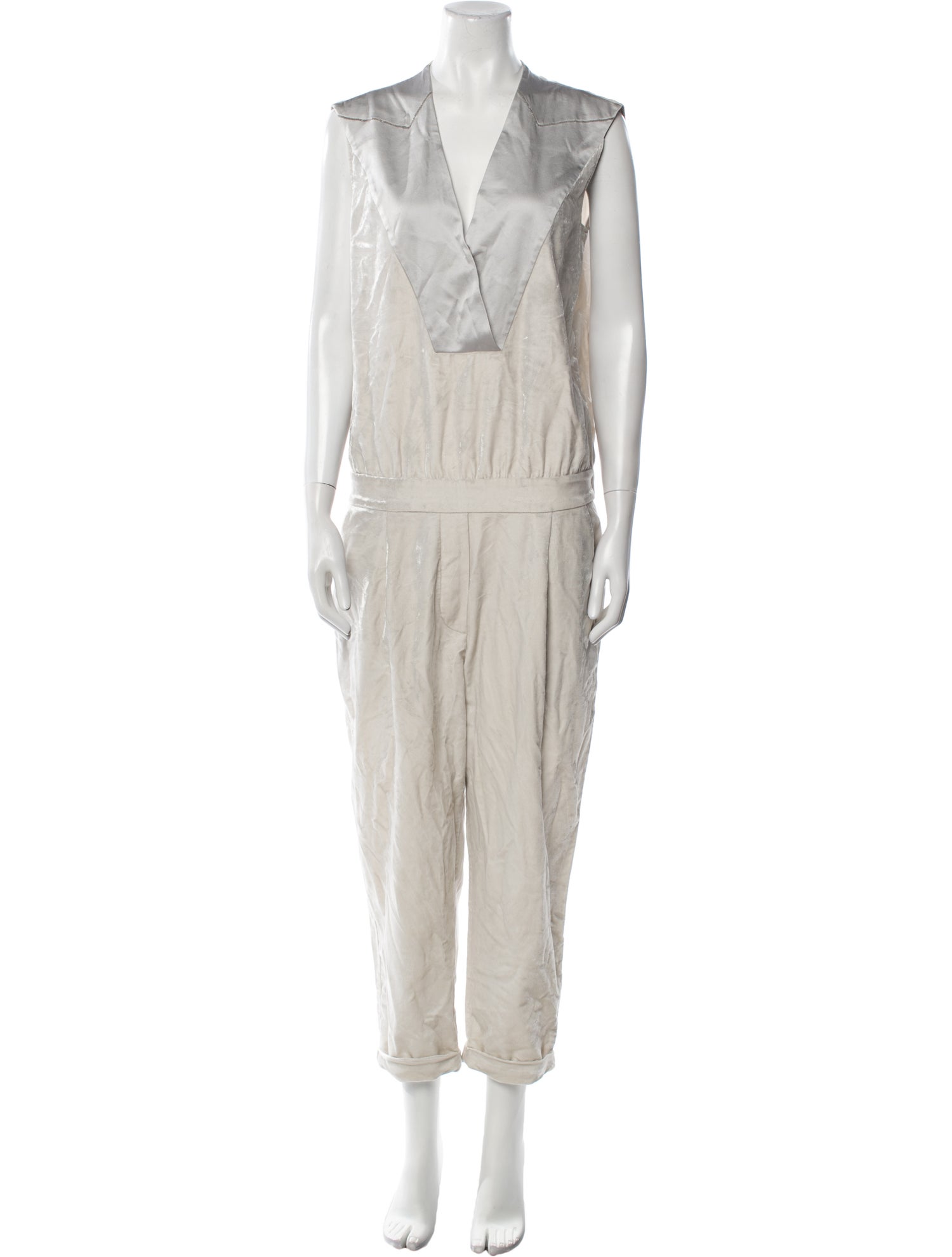 Brunello Cucinelli V-Neck Jumpsuit