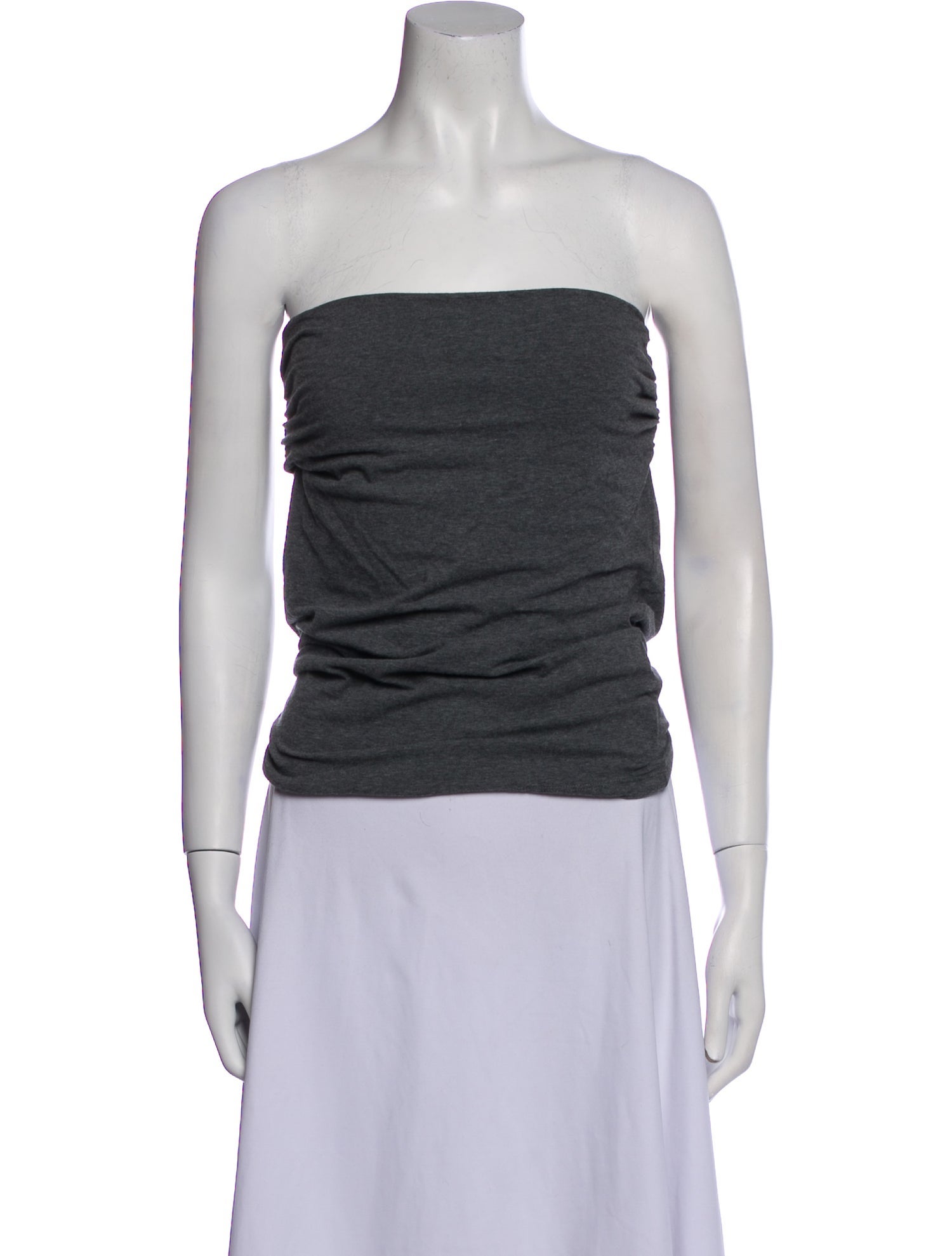 Brunello Cucinelli Strapless Crop Top