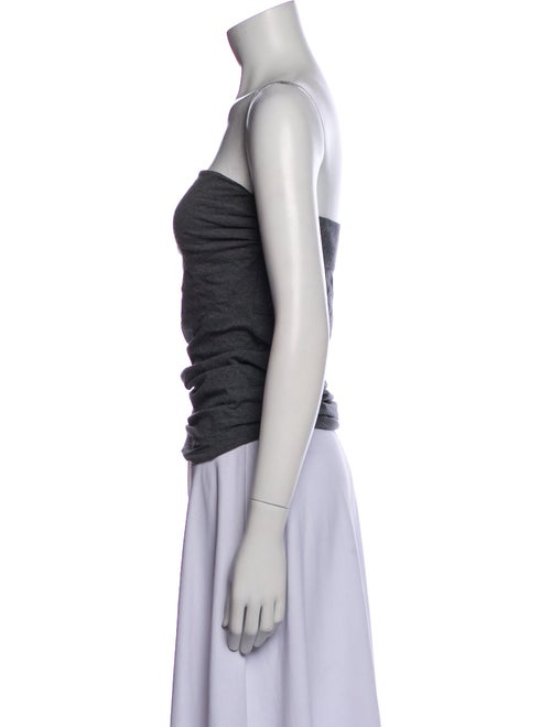 Brunello Cucinelli Strapless Crop Top