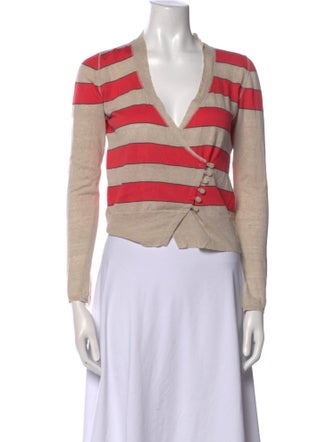 Brunello Cucinelli Linen Striped Sweater