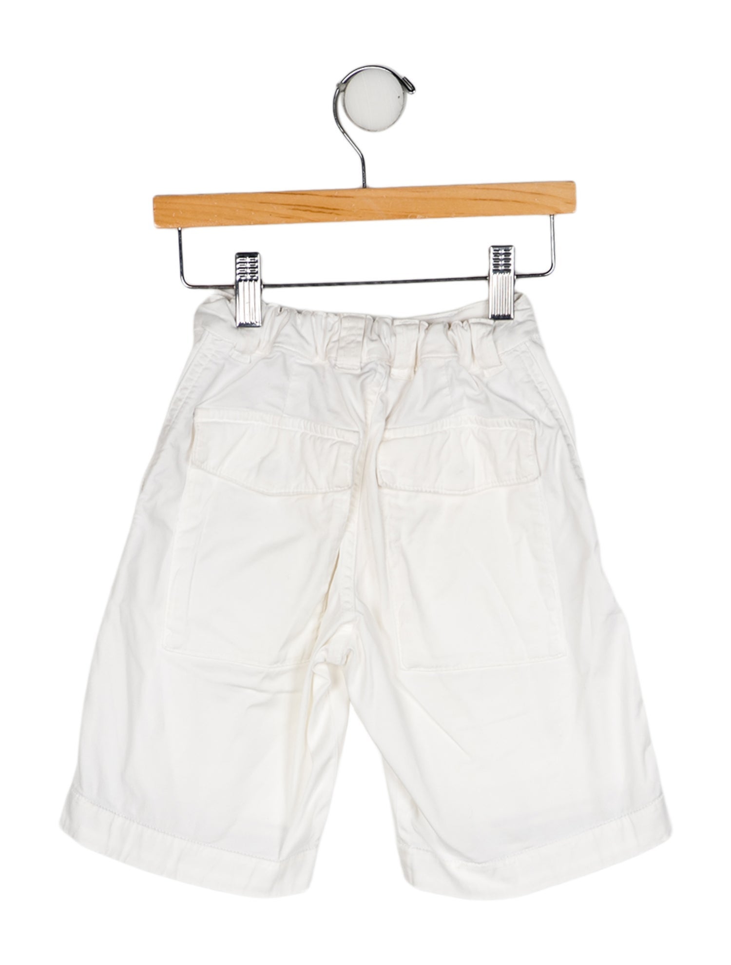 Brunello Cucinelli Solid Flat Front Shorts