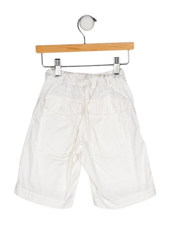Brunello Cucinelli Solid Flat Front Shorts