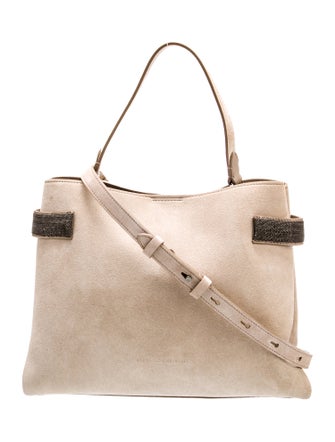 Brunello Cucinelli Monili Top Handle Bag Medium