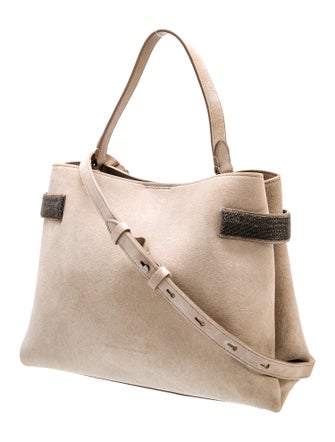 Brunello Cucinelli Monili Top Handle Bag Medium