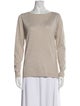 Brunello Cucinelli Wool Scoop Neck Sweatshirt