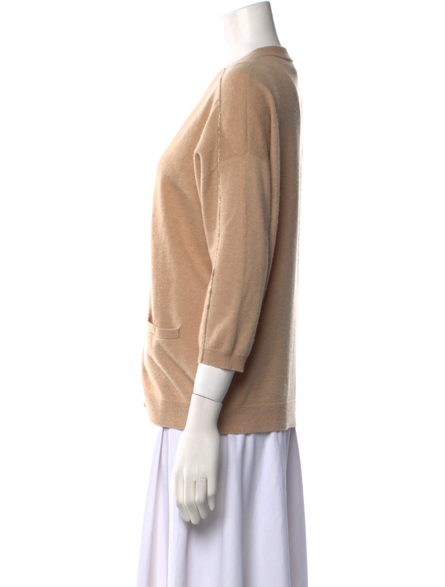 Brunello Cucinelli Cashmere V-Neck Sweater