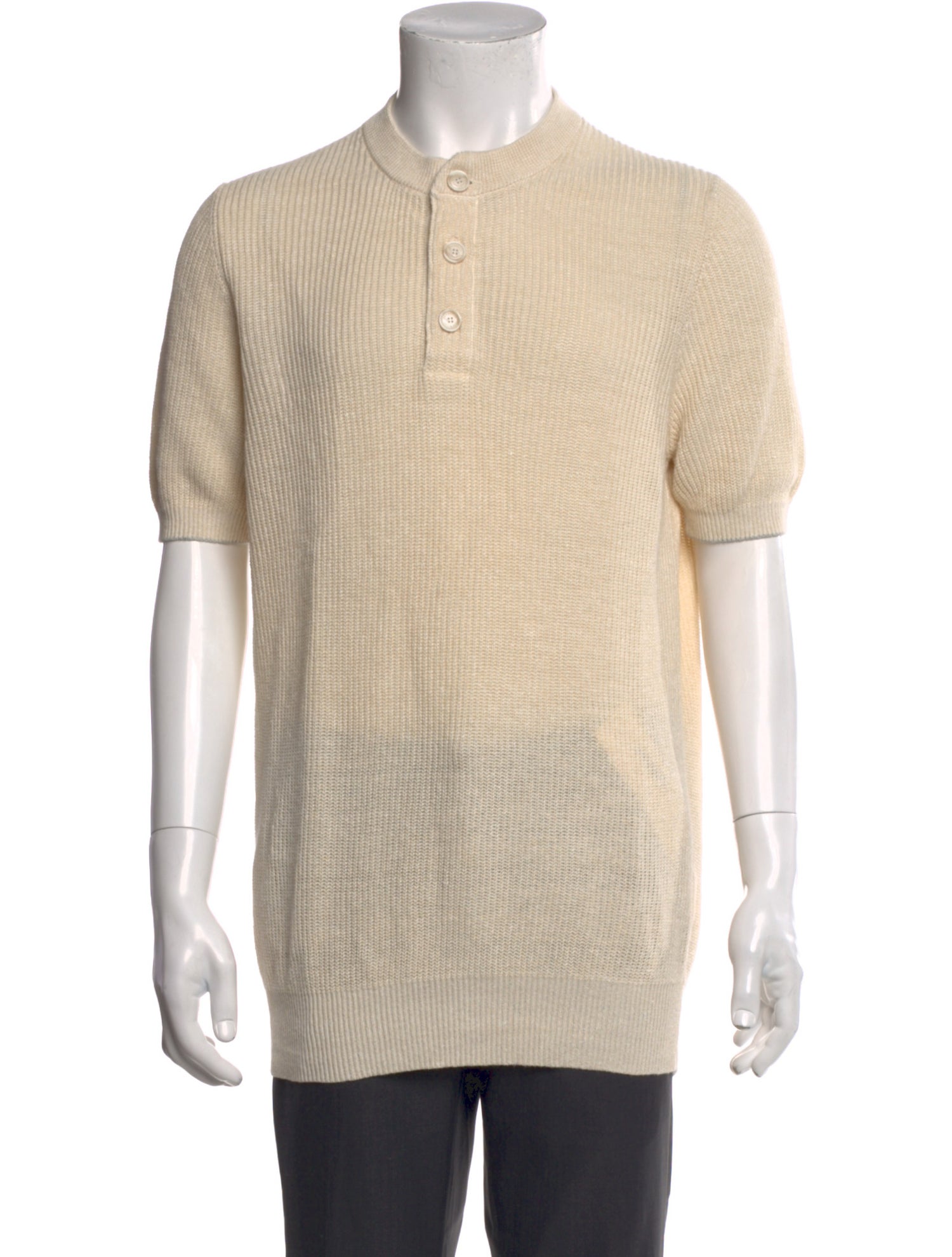 Brunello Cucinelli Linen Crew Neck Pullover w/ Tags