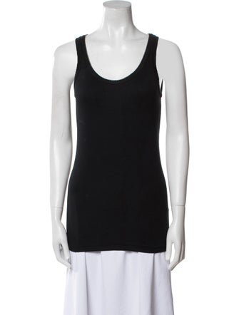 Brunello Cucinelli Scoop Neck Sleeveless Top
