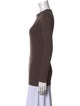 Brunello Cucinelli Scoop Neck Long Sleeve Top
