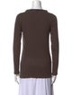 Brunello Cucinelli Scoop Neck Long Sleeve Top