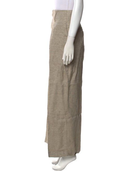 Brunello Cucinelli Linen Wide Leg Pants