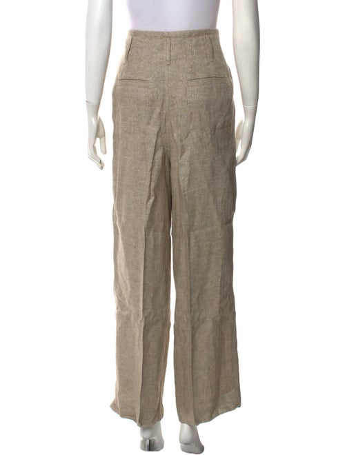 Brunello Cucinelli Linen Wide Leg Pants