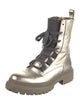 Brunello Cucinelli Monili Suede Combat Boots