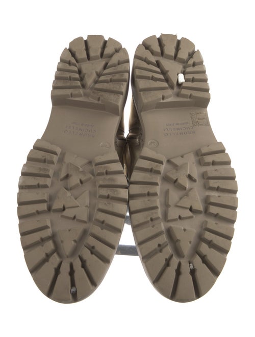 Brunello Cucinelli Monili Suede Combat Boots