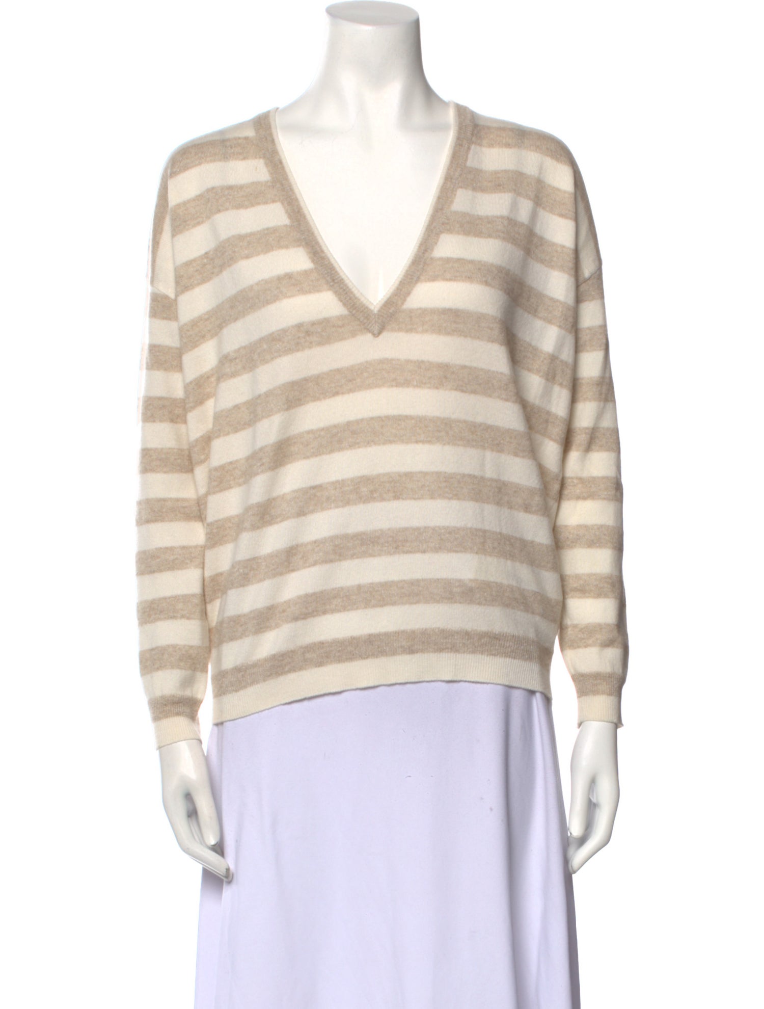 Brunello Cucinelli Cashmere Striped Sweater