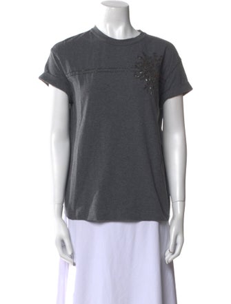 Brunello Cucinelli Crew Neck Short Sleeve T-Shirt