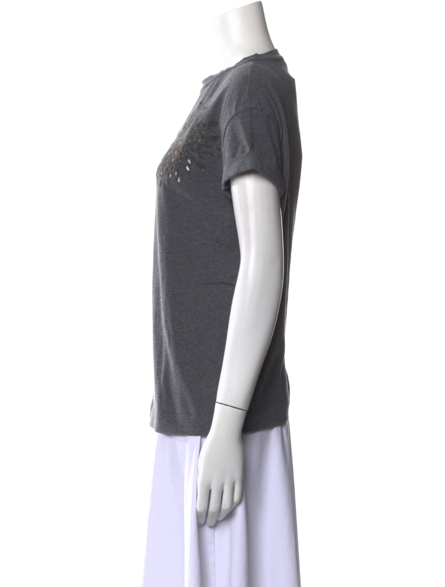 Brunello Cucinelli Crew Neck Short Sleeve T-Shirt
