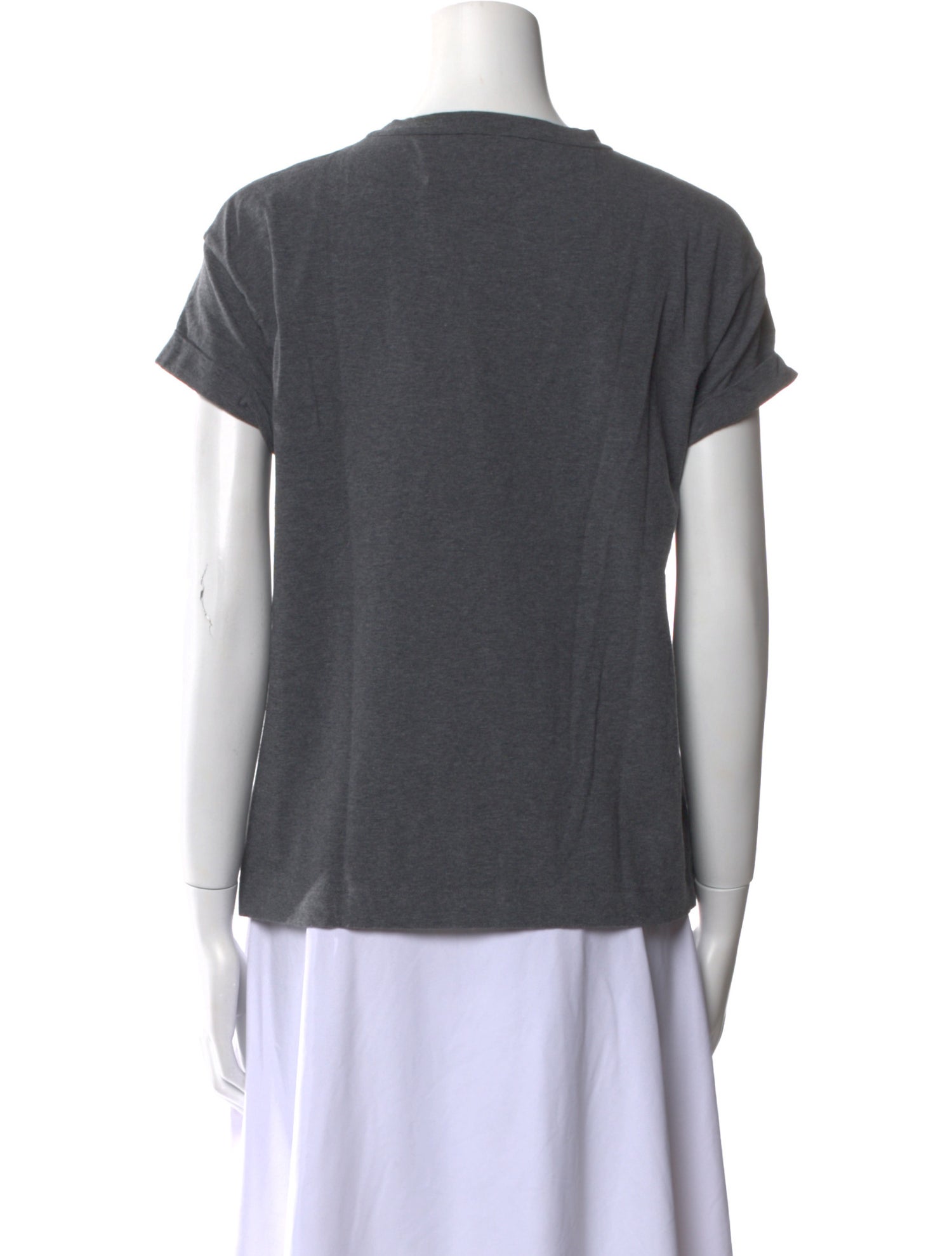 Brunello Cucinelli Crew Neck Short Sleeve T-Shirt