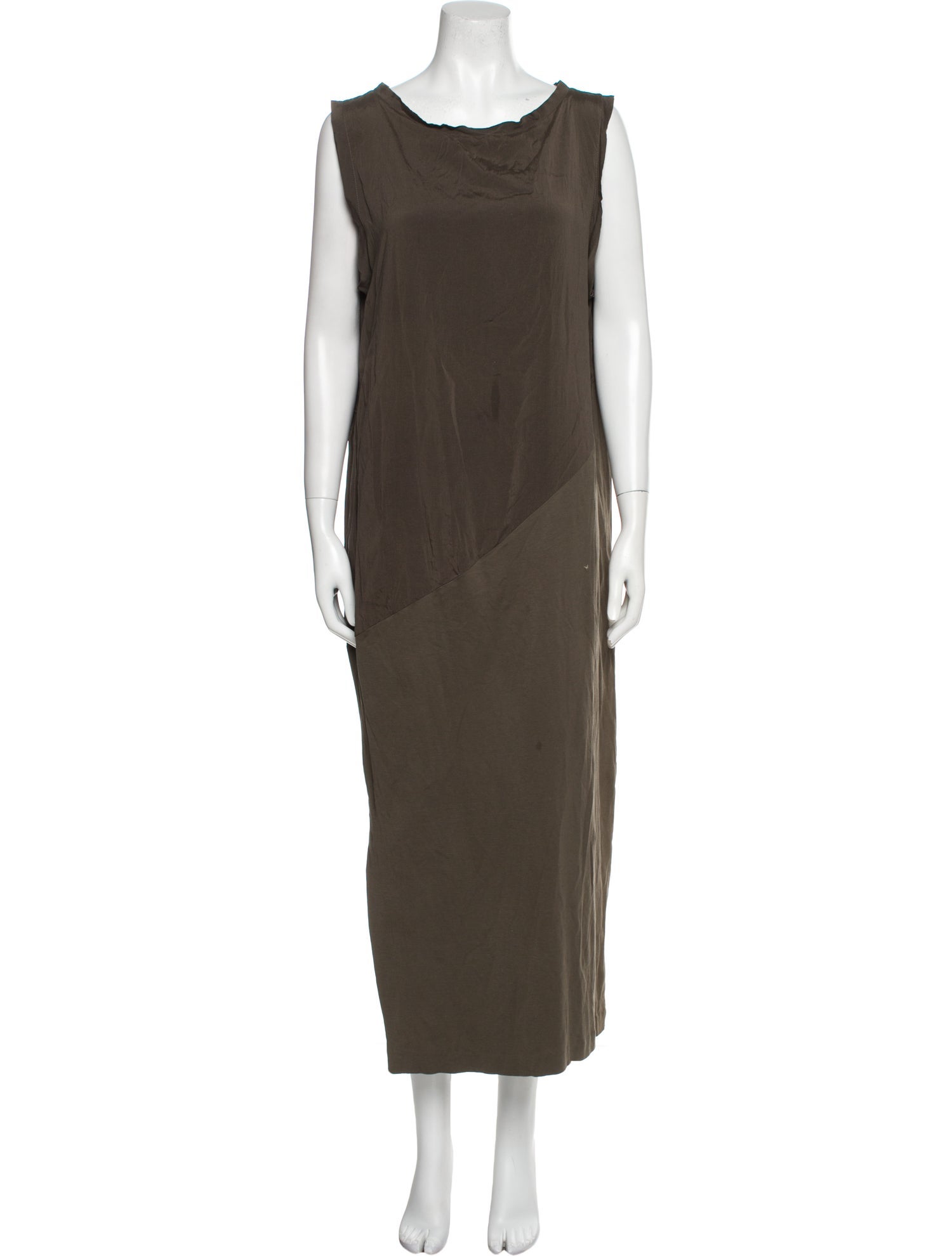 Brunello Cucinelli Cowl Neck Long Dress