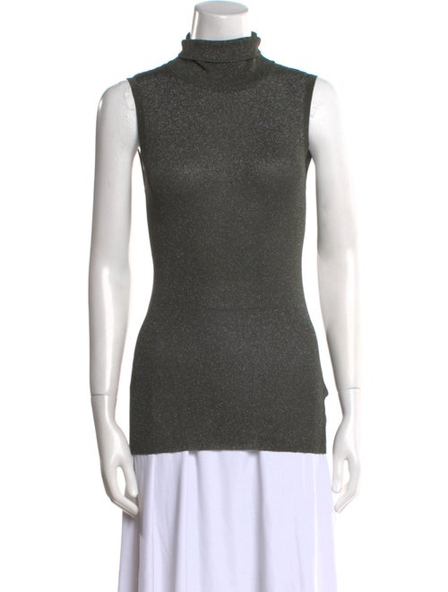 Brunello Cucinelli Turtleneck Sleeveless Top