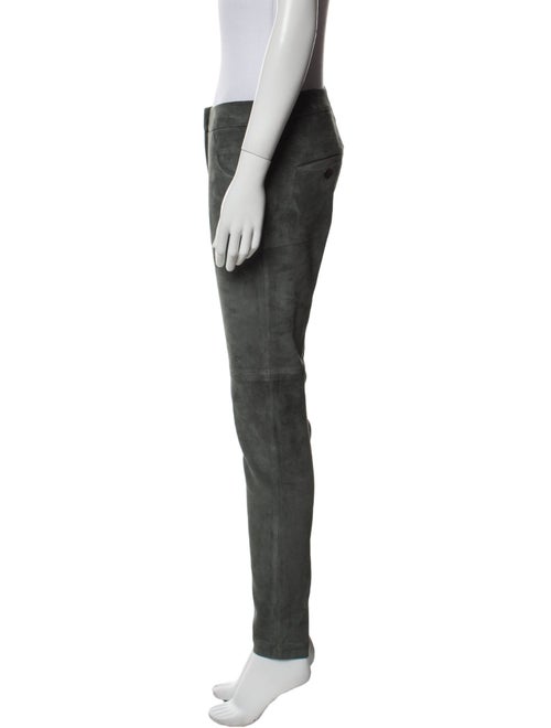 Brunello Cucinelli Leather Skinny Leg Pants