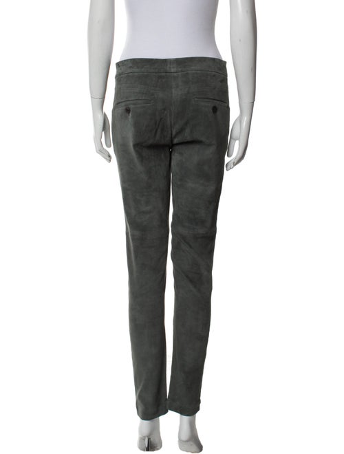Brunello Cucinelli Leather Skinny Leg Pants