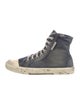 Balenciaga Denim Distressed Accents Sneakers