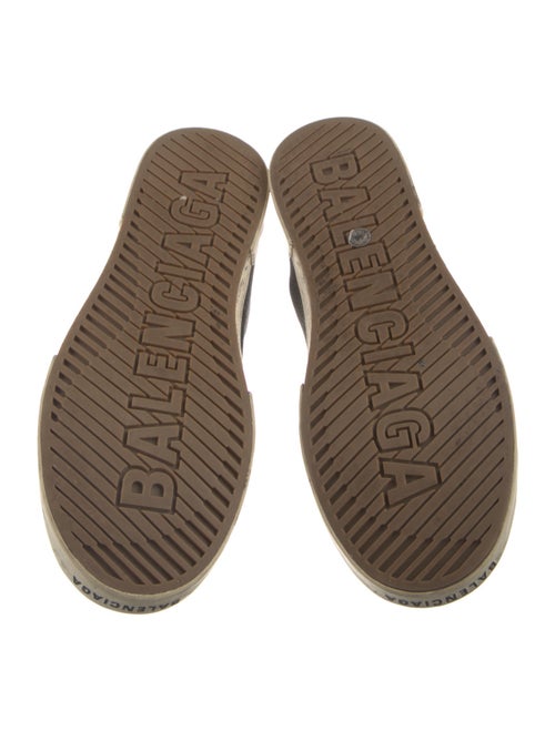 Balenciaga Denim Distressed Accents Sneakers