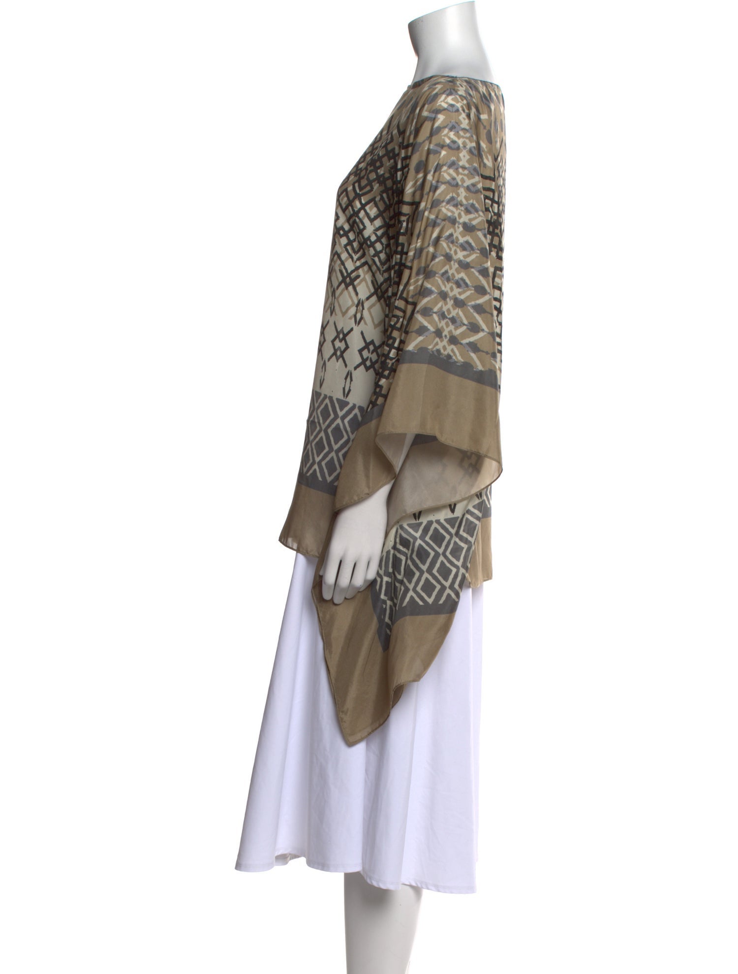 Brunello Cucinelli Silk Printed Tunic