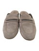 Brunello Cucinelli Monili Suede Mules