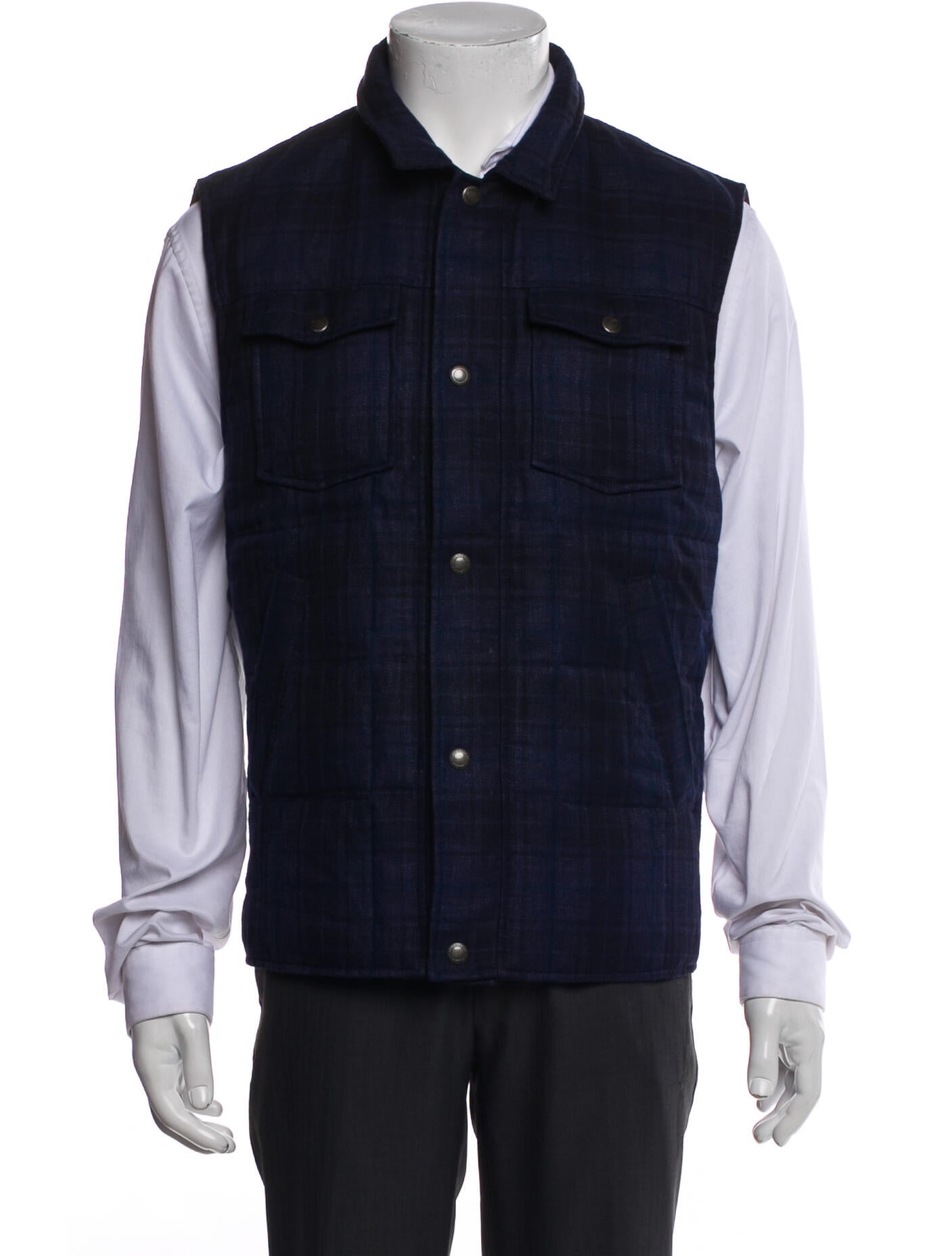Brunello Cucinelli Plaid Print Vest