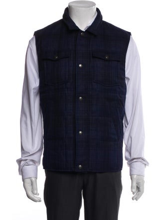 Brunello Cucinelli Plaid Print Vest