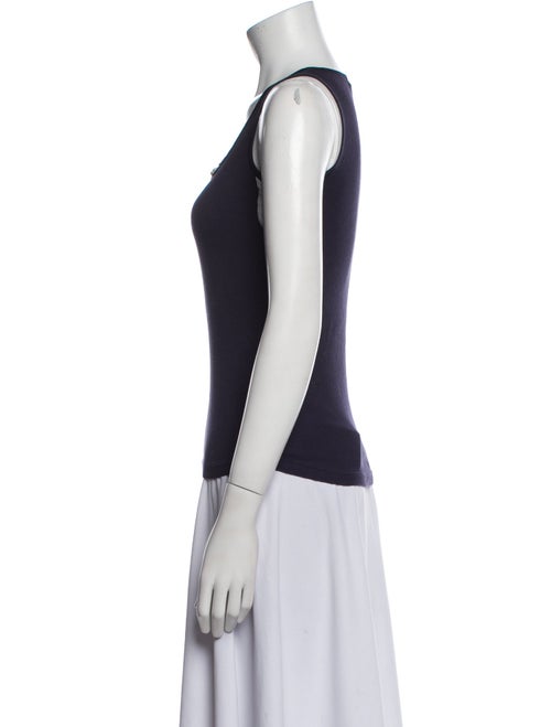 Brunello Cucinelli Scoop Neck Sleeveless Top