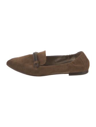 Brunello Cucinelli Suede Loafers