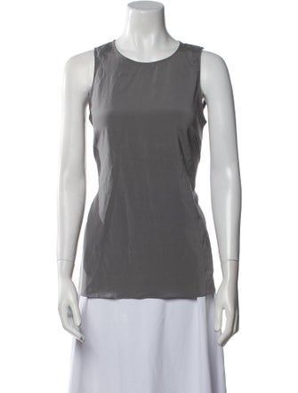 Brunello Cucinelli Silk Scoop Neck Sweater