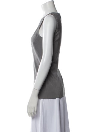 Brunello Cucinelli Silk Scoop Neck Sweater