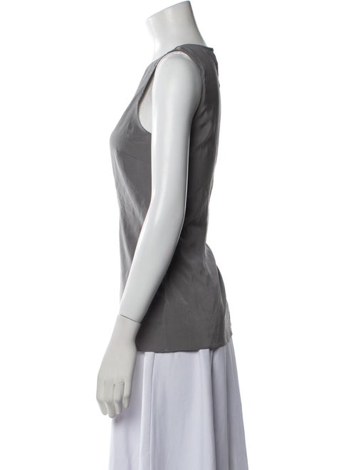 Brunello Cucinelli Silk Scoop Neck Sweater