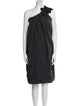 Brunello Cucinelli One-Shoulder Knee-Length Dress