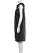 Brunello Cucinelli One-Shoulder Knee-Length Dress