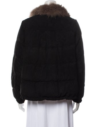 Brunello Cucinelli Leather Down Jacket